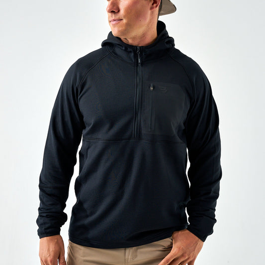 Blaze Tech-Quarter Zip-Black