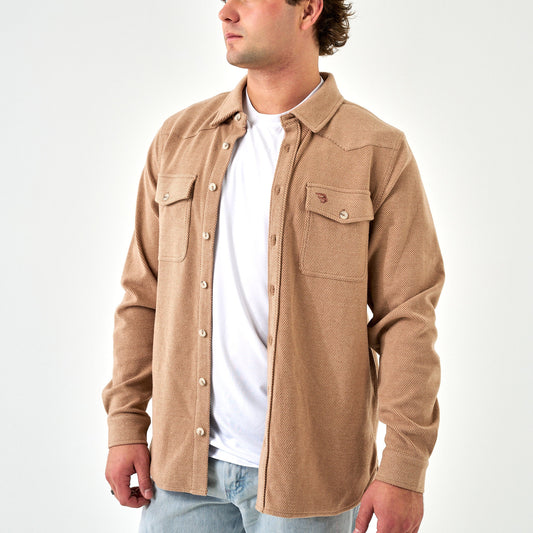 Long Sleeve-Austin Shirt-Khaki