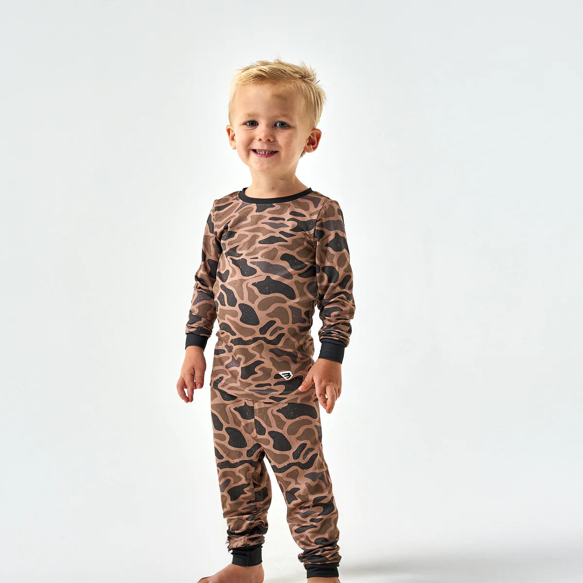 Youth Pajama Set in Gauge Camo