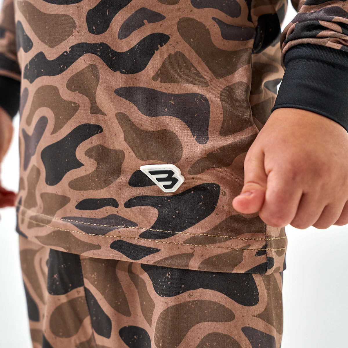 Youth Pajama Set in Gauge Camo
